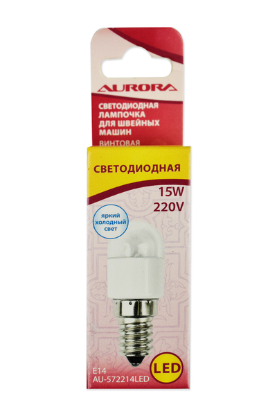 картинка E14 AURORA  AU-572214 LED Лампочка светодиодная для швейных машин винтовая от магазина МиТекс на Пушкина 97