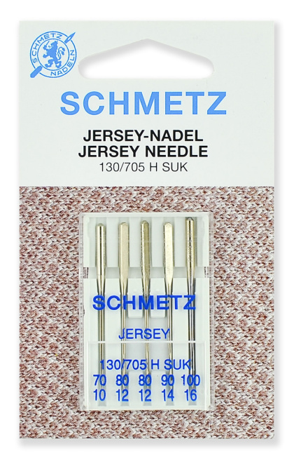картинка Иглы Jersey Schmetz,130/705Н №70, 80(2),90,100 5шт от магазина МиТекс на Пушкина 97