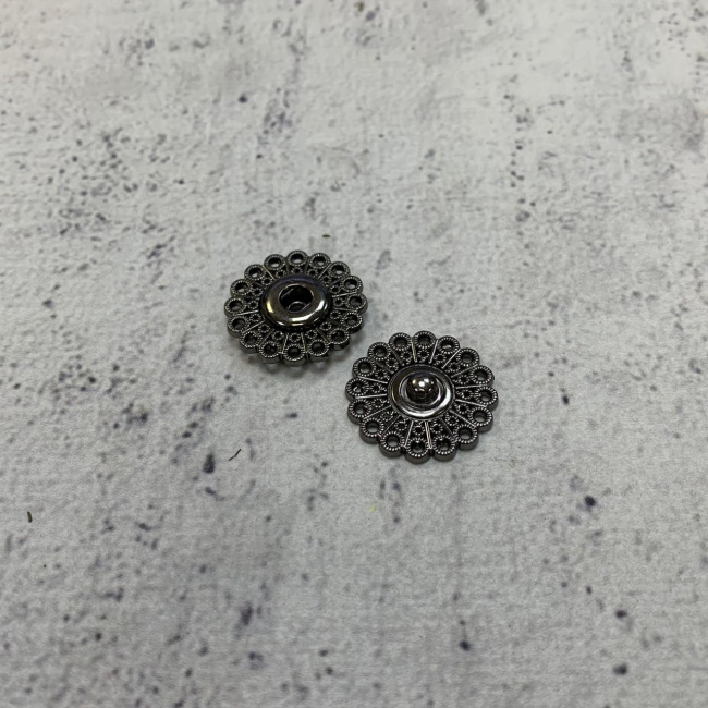 картинка Кнопка KN16 Nickel 25 mm от магазина МиТекс на Пушкина 97