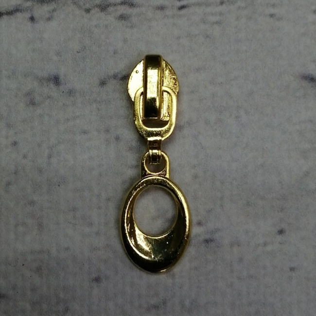 картинка Бегунок Спираль т.5, золото от магазина МиТекс на Пушкина 97