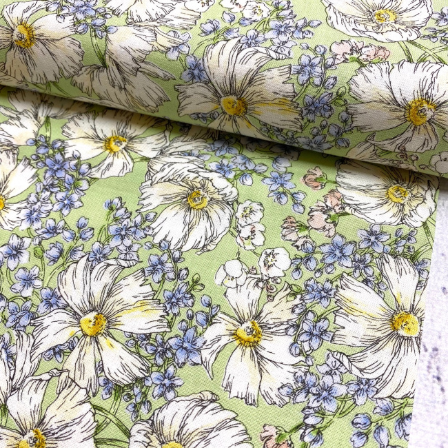 картинка Ткани для пэчворка NATURIES NOTEBOOK 110 см 100% х/б ABY-19847-270 MEADOW от магазина МиТекс на Пушкина 97