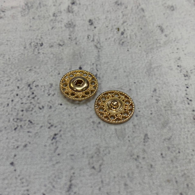 картинка Кнопка KN14 Gold 20 mm золото от магазина МиТекс на Пушкина 97