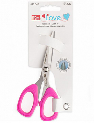 картинка Ножницы 610543 Prym Love для шитья 13,5 см ярко-розовые от магазина МиТекс на Пушкина 97