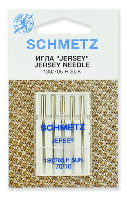 картинка Иглы для быт шв машин Schmetz джерси SUK 130/705Н №70 уп 5 шт от магазина МиТекс на Пушкина 97